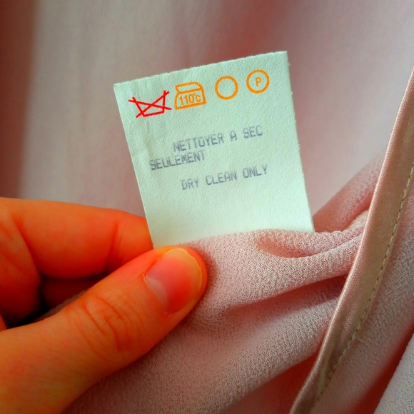 Semi Sheer Light Pink Algo Cardigan Sz 18 - Picture 4 of 6